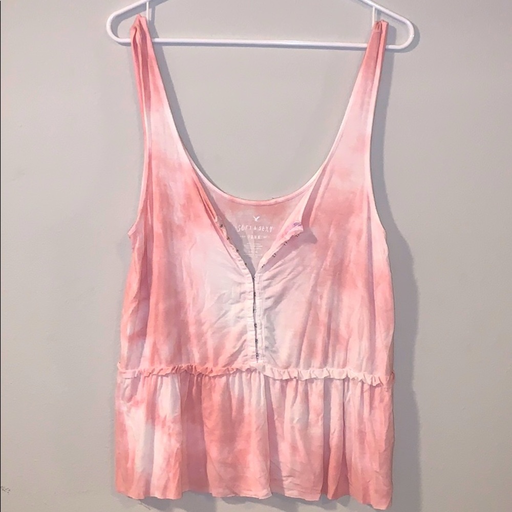 American eagle pink tank top